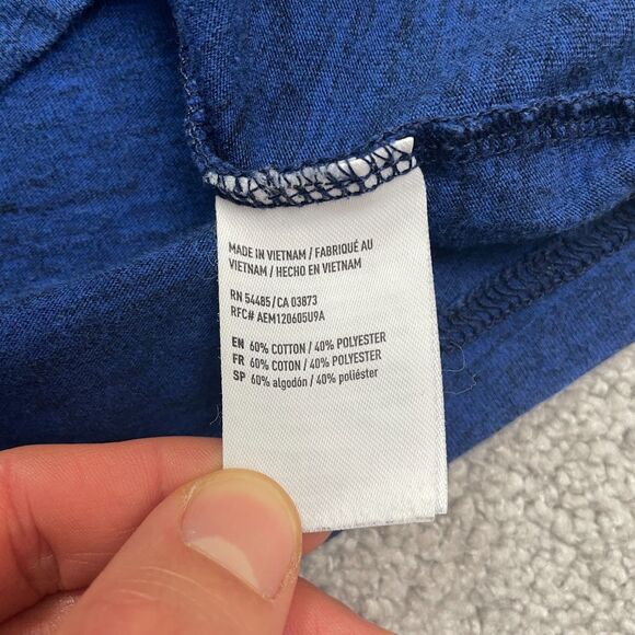 American Eagle Outfitters Wave Pocket Tee Mens Medium Heather Blue Beach T-Shirt - Picture 6 of 12